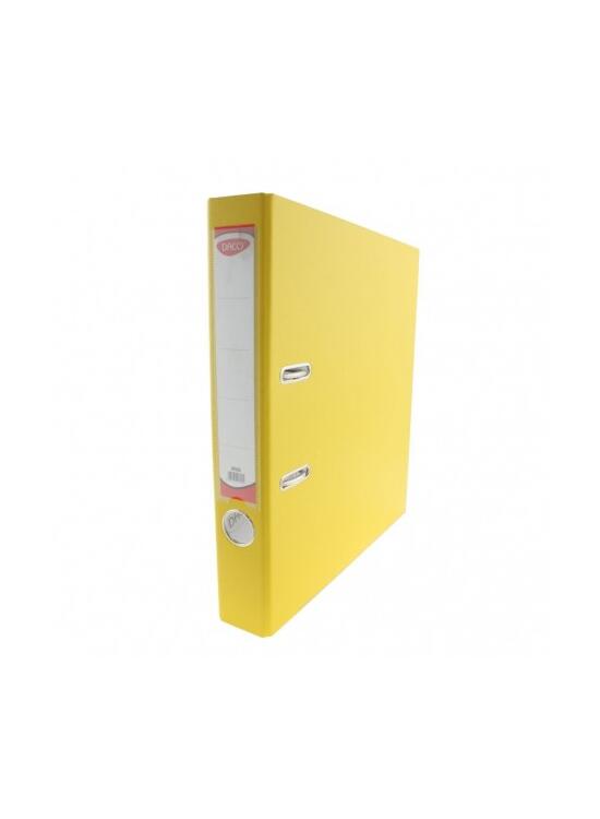 Copertă produs Biblioraft plastifiat 50 mm DACO, galben - BP150G - gallery big 1