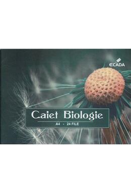 Copertă produs Caiet Biologie A4 ECADA, 24 file