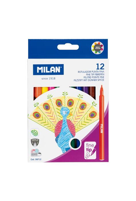 Copertă produs Carioci Milan 12 culori 06F12
