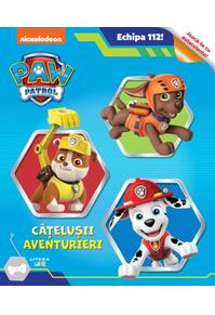 Copertă produs Patrula Cățelușilor. Echipa 112! Cățelușii aventurieri. Joacă-te cu autocolante