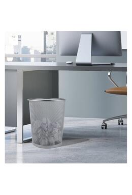 Copertă produs Coș de gunoi ECADA argintiu, 29x35 cm