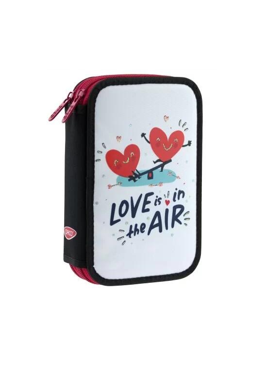 Copertă produs Penar 2 fermoare echipat DACO, love is in the air - PE248E - gallery big 1