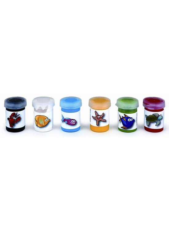 Copertă produs Tempera superlavabilă Toy Color, 25 ml, 6 culori - gallery big 1