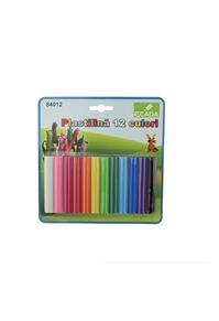 Copertă produs Plastilină 12 culori ECADA