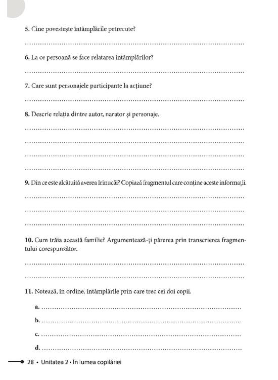 Copertă produs Limba și literatura rom&acirc;nă pentru clasa a VI-a - gallery big 10