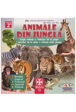 Copertă produs Prima carte cu Animale din Junglă