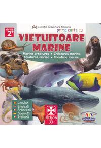 Copertă produs Prima carte cu Viețuitoare Marine