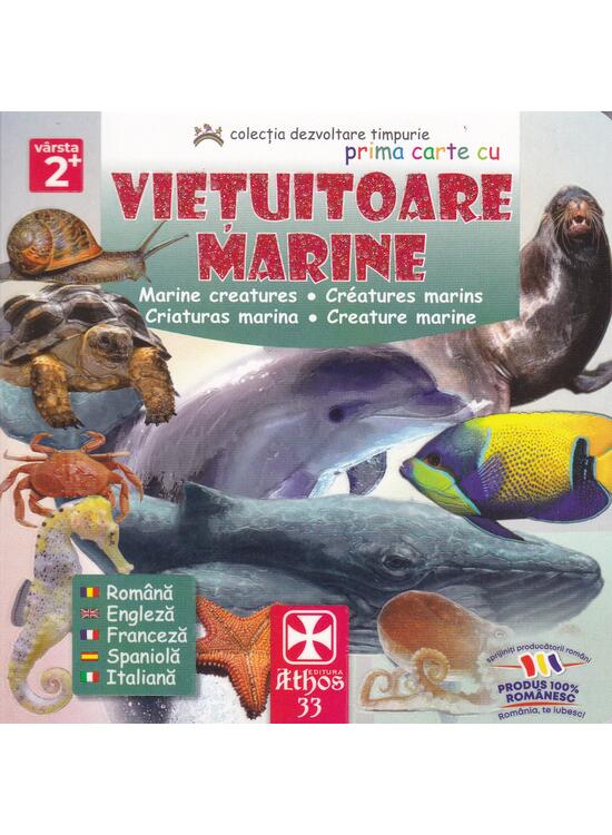 Copertă produs Prima carte cu Viețuitoare Marine - gallery big 1