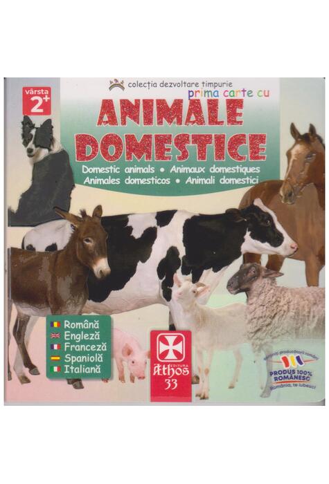 Copertă produs Prima carte cu Animale Domestice