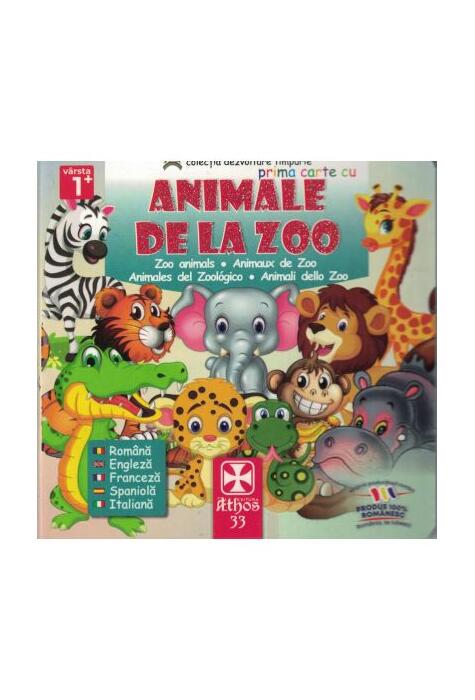 Copertă produs Prima carte cu Animale de la Zoo