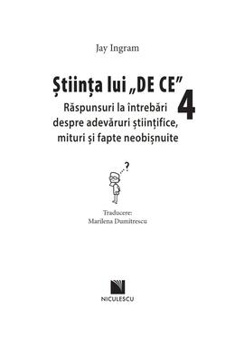 Copertă produs Ştiinţa lui &bdquo;DE CE&rdquo; 4