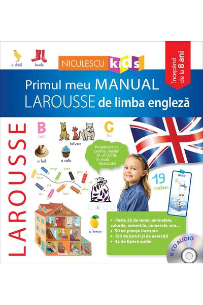 Primul meu manual Larousse de limba engleză + CD audio