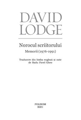 Copertă produs Norocul scriitorului. Memorii (1976-1991)