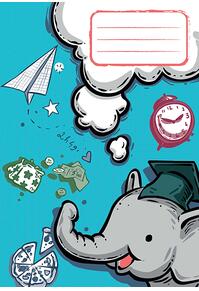 Copertă produs Caiet matematică Nomina A5, 24 pagini, capsat