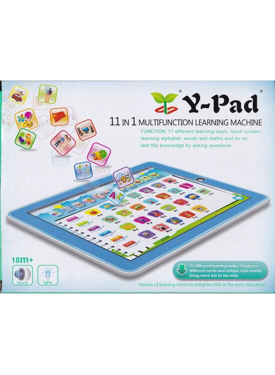 Copertă produs Tabletă Multifuncțională Y-Pad 11 in 1 &icirc;n Limba Engleză - albastru/ roz - gallery big 1