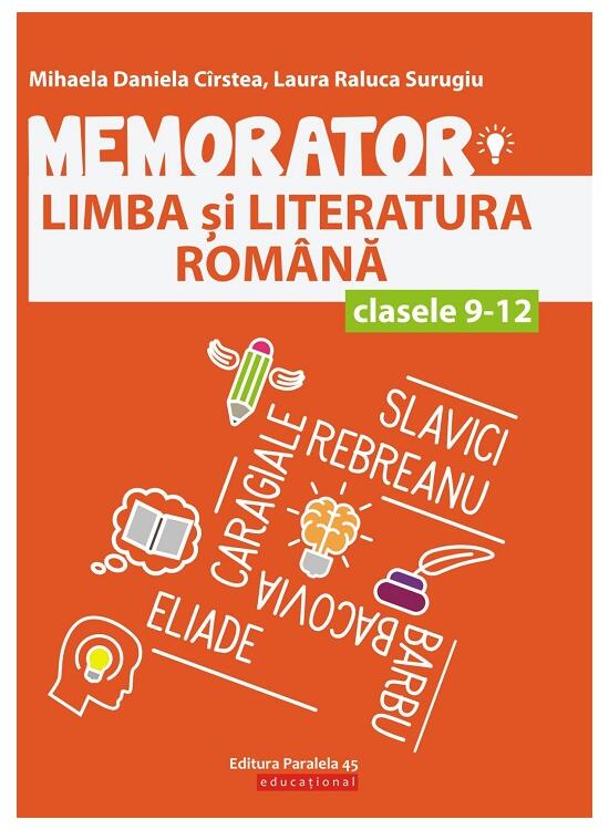 Copertă produs Memorator de limba și literatura rom&acirc;nă pentru clasele IX-XII - gallery big 1