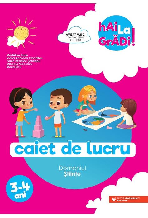 Copertă produs Științe - caiet de lucru pentru 3-4 ani