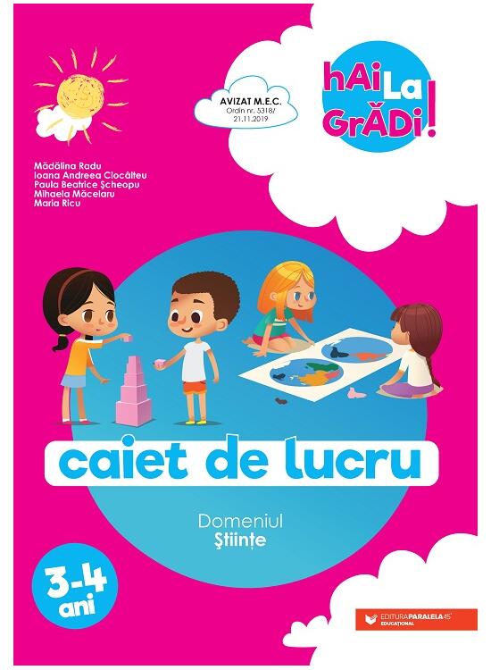 Copertă produs Științe - caiet de lucru pentru 3-4 ani - gallery big 1