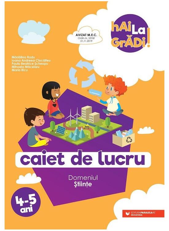Copertă produs Științe - caiet de lucru pentru 4-5 ani - gallery big 1