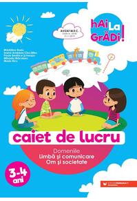 Copertă produs Limbă și comunicare | Om și societate - caiet de lucru pentru 3-4 ani