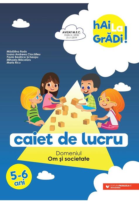 Copertă produs Om și societate - caiet de lucru pentru 5-6 ani