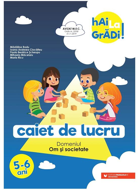 Copertă produs Om și societate - caiet de lucru pentru 5-6 ani - gallery big 1