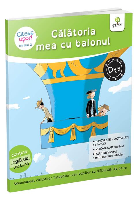Copertă produs Călătoria mea cu balonul (Citesc ușor, Nivel 2)