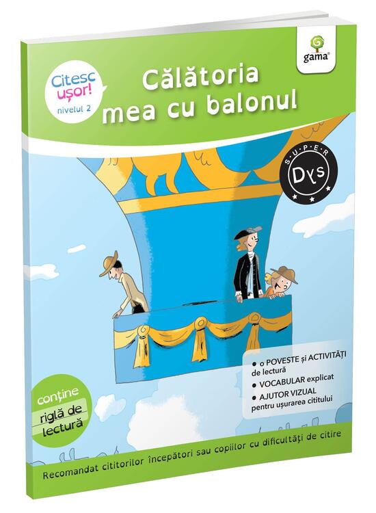 Copertă produs Călătoria mea cu balonul (Citesc ușor, Nivel 2) - gallery big 1