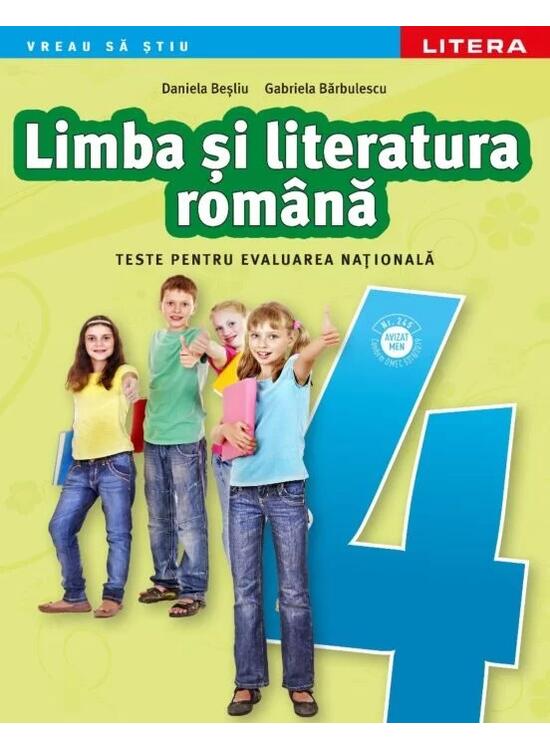 Copertă produs Limba și literatura rom&acirc;nă. Teste pentru evaluarea națională. Clasa a IV-a - gallery big 1