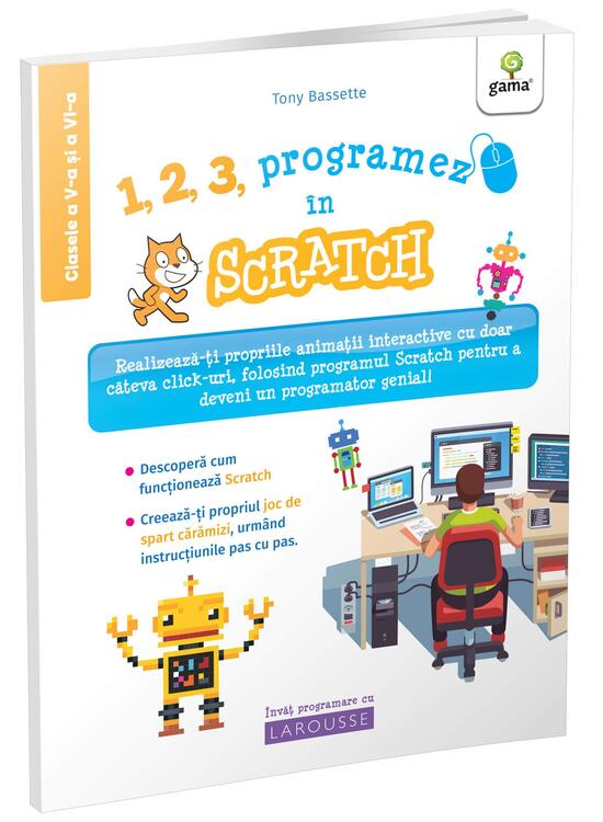 Copertă produs 1, 2, 3, programez &icirc;n Scratch - gallery big 1