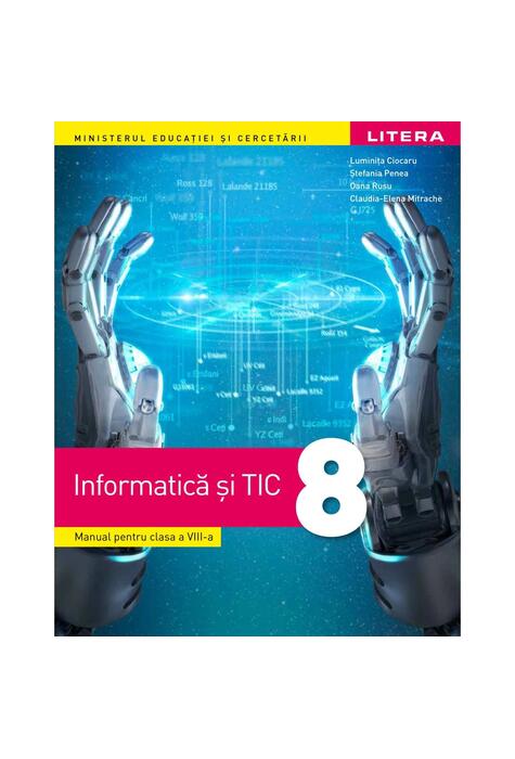Copertă produs Informatică și TIC. Manual clasa a VIII-a