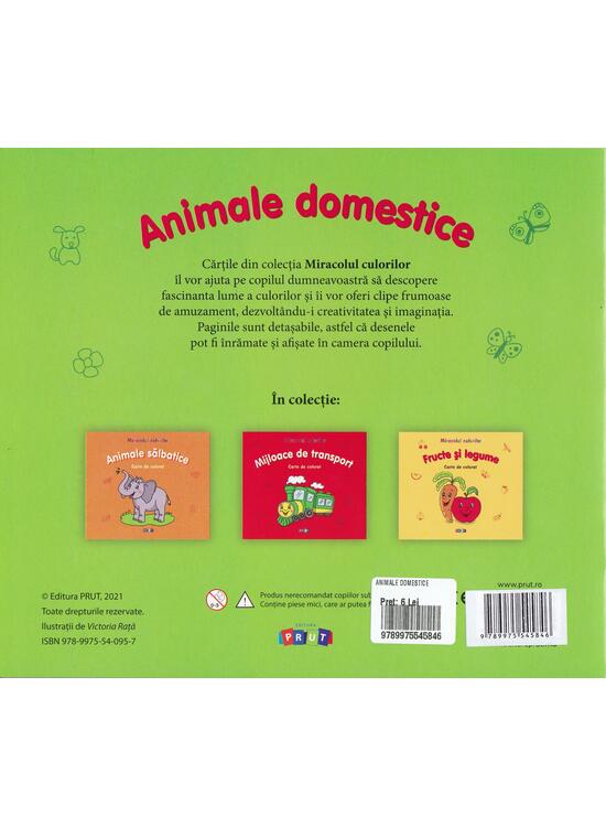 Copertă produs Animale domestice. Carte de colorat - gallery big 2