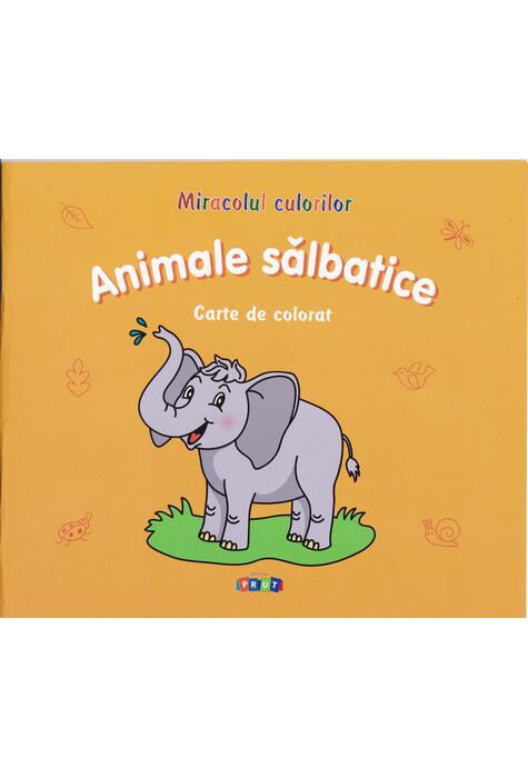 Copertă produs Animale sălbatice. Carte de colorat