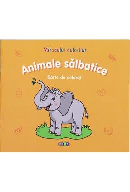 Copertă produs Animale sălbatice. Carte de colorat
