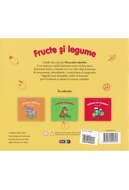 Copertă produs Fructe și legume. Carte de colorat