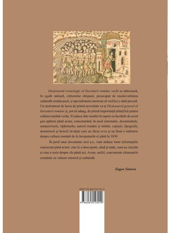 Copertă produs Dictionarul Cronologic al Literaturii Rom&acirc;ne Vechi - gallery big 2