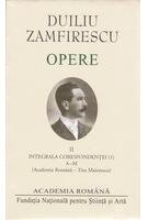 Imagine produs Duiliu Zamfirescu. Opere (Vol. II) Integrala corespondeței (1)
