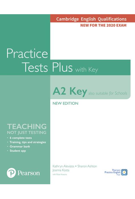 Copertă produs KET Practice Tests Plus Cambridge English Qualifications: A2 Key (Also suitable for Schools) New Edition Practice Tests Plus Student's Book with key