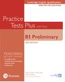 Copertă produs PET Practice Tests Plus Cambridge English Qualifications: B1 Preliminary New Edition Practice Tests Plus Student's Book with key - thumb 1