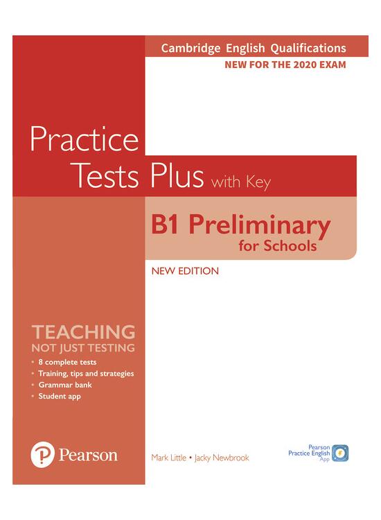 Copertă produs PET Practice Tests Plus Cambridge English Qualifications: B1 Preliminary for Schools Practice Tests Plus Student's Book with key - gallery big 1