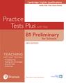 Copertă produs PET Practice Tests Plus Cambridge English Qualifications: B1 Preliminary for Schools Practice Tests Plus Student's Book with key - thumb 1