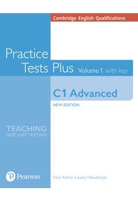 Copertă produs Cambridge Practice Plus New Edition 2015 Advanced C1 Advanced Volume 1 Practice Tests Plus with key