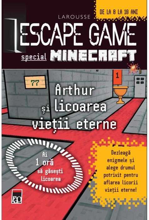 Copertă produs Escape Game Special: Minecraft. Arthur și licoarea vieții eterne