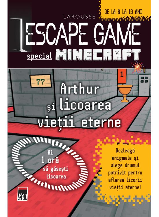 Copertă produs Escape Game Special: Minecraft. Arthur și licoarea vieții eterne - gallery big 1