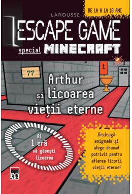 Copertă produs Escape Game Special: Minecraft. Arthur și licoarea vieții eterne