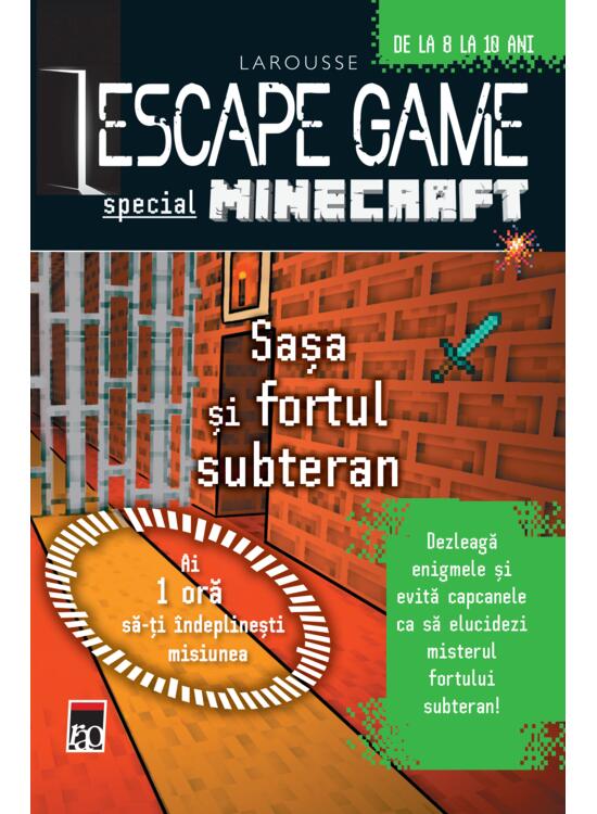 Copertă produs Escape Game Special: Minecraft. Sașa și fortul subteran - gallery big 1