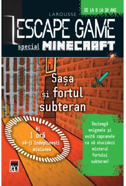 Copertă produs Escape Game Special: Minecraft. Sașa și fortul subteran