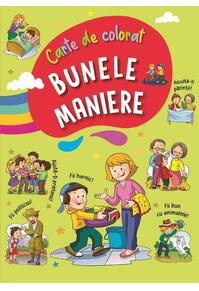 Copertă produs Bunele maniere 2. Carte de colorat (verde)