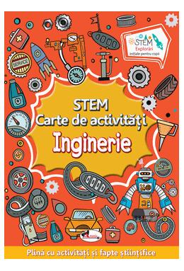 Copertă produs STEM. Inginerie. Carte de activități