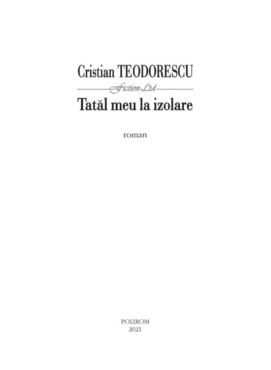 Copertă produs Tatăl meu la izolare - gallery big 4